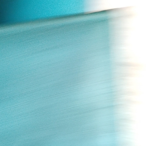 Pretty Teal and Tan Tote Bag - Picture 8 of 10